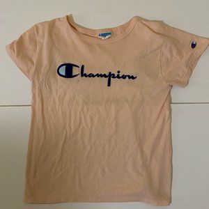 Childrens small, champion pink t-shirt